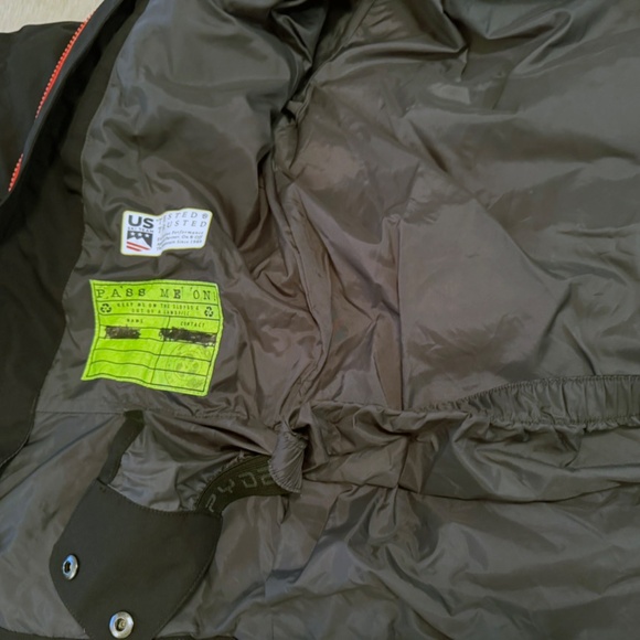 Boys Black Spyder Ski Jacket Size 12 - Picture 11 of 12